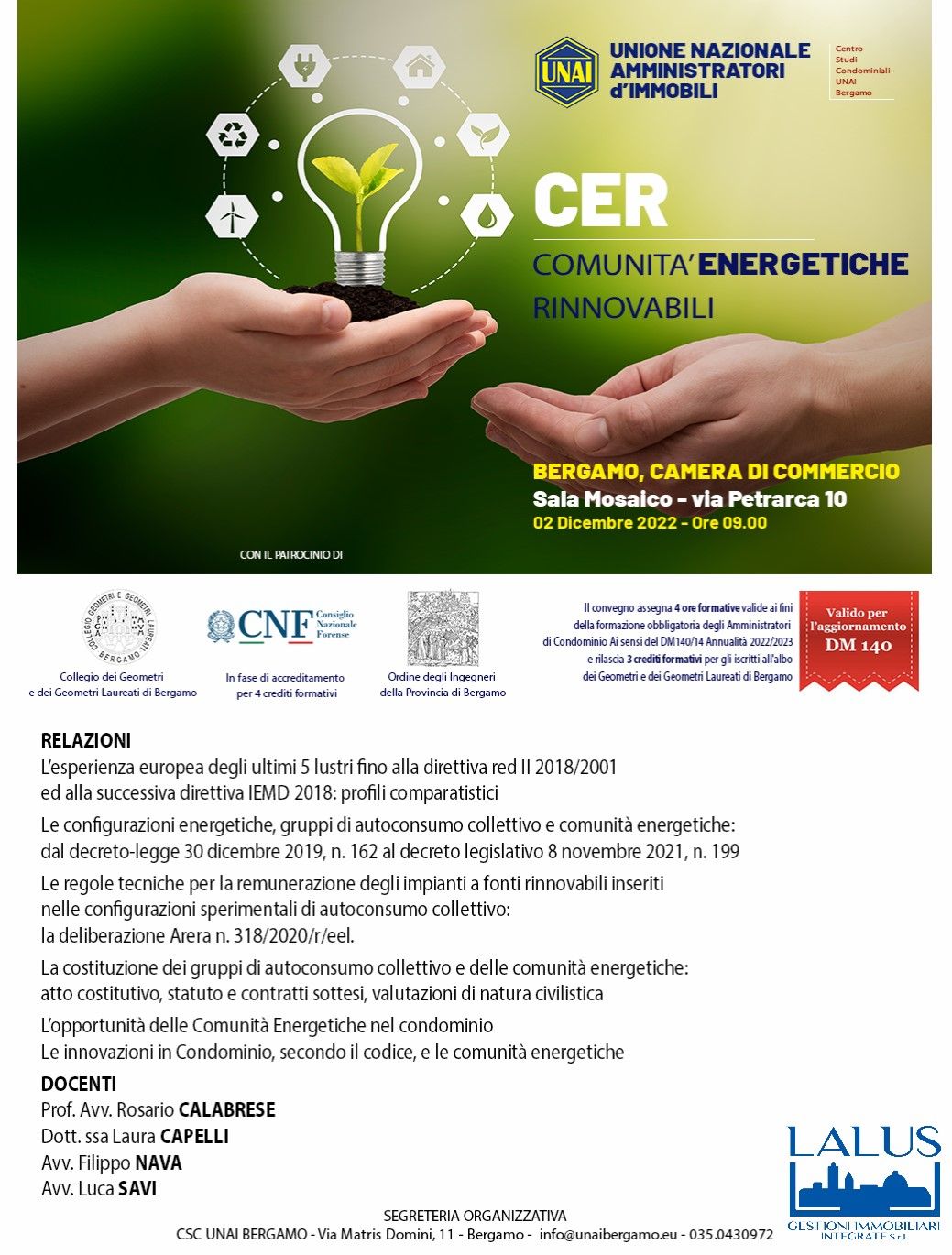 Convegno cer